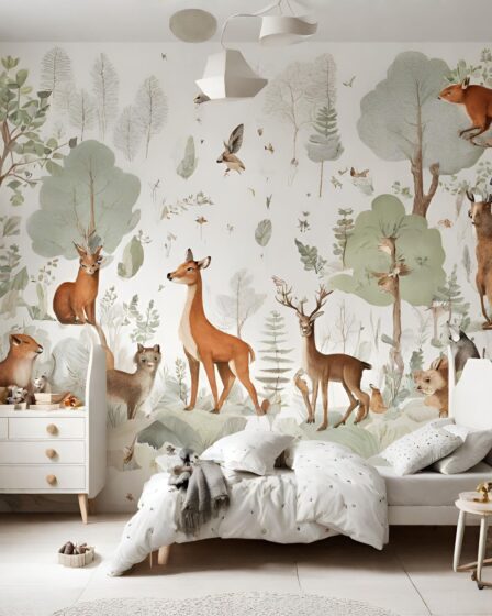 pokój dziecka w stylu leśnym - babyrooms