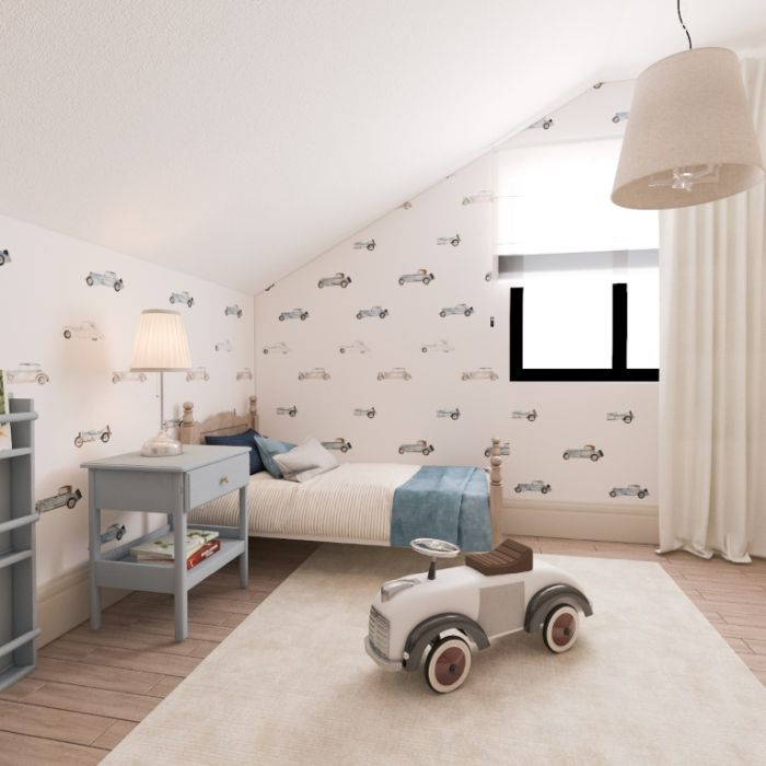 Pokój małego fana czterech kółek – jak urządzić pokój dla chłopca z motywem samochodów?