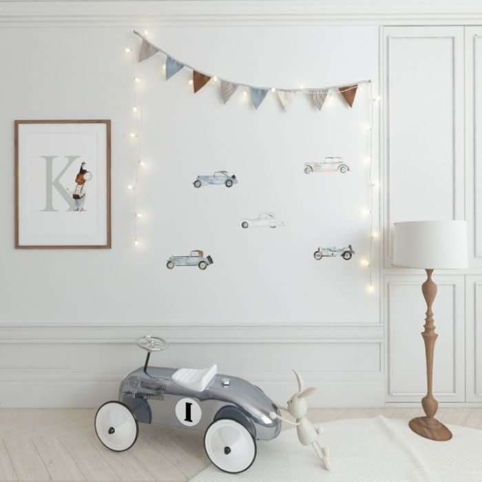 pokój dla chłopca z motywem samochodów