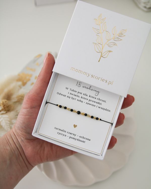 prezent na 18 urodziny - bransoletka z dedykacja